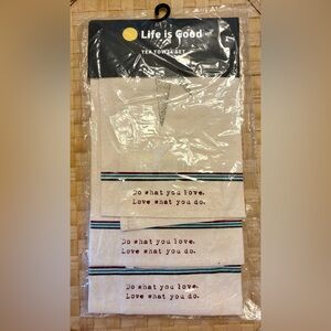 Life is Good Tea Towel Set